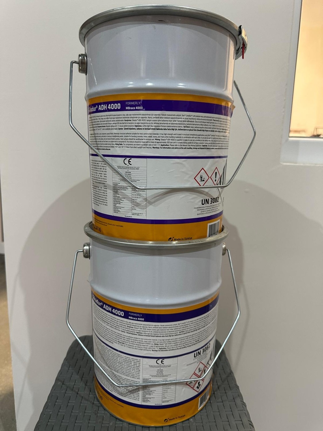 dur ADH-4000 (MASTERBRACEADH4000) Karbon Lifli Polimer Plakaları Yapıştırma 6kg (3+3)