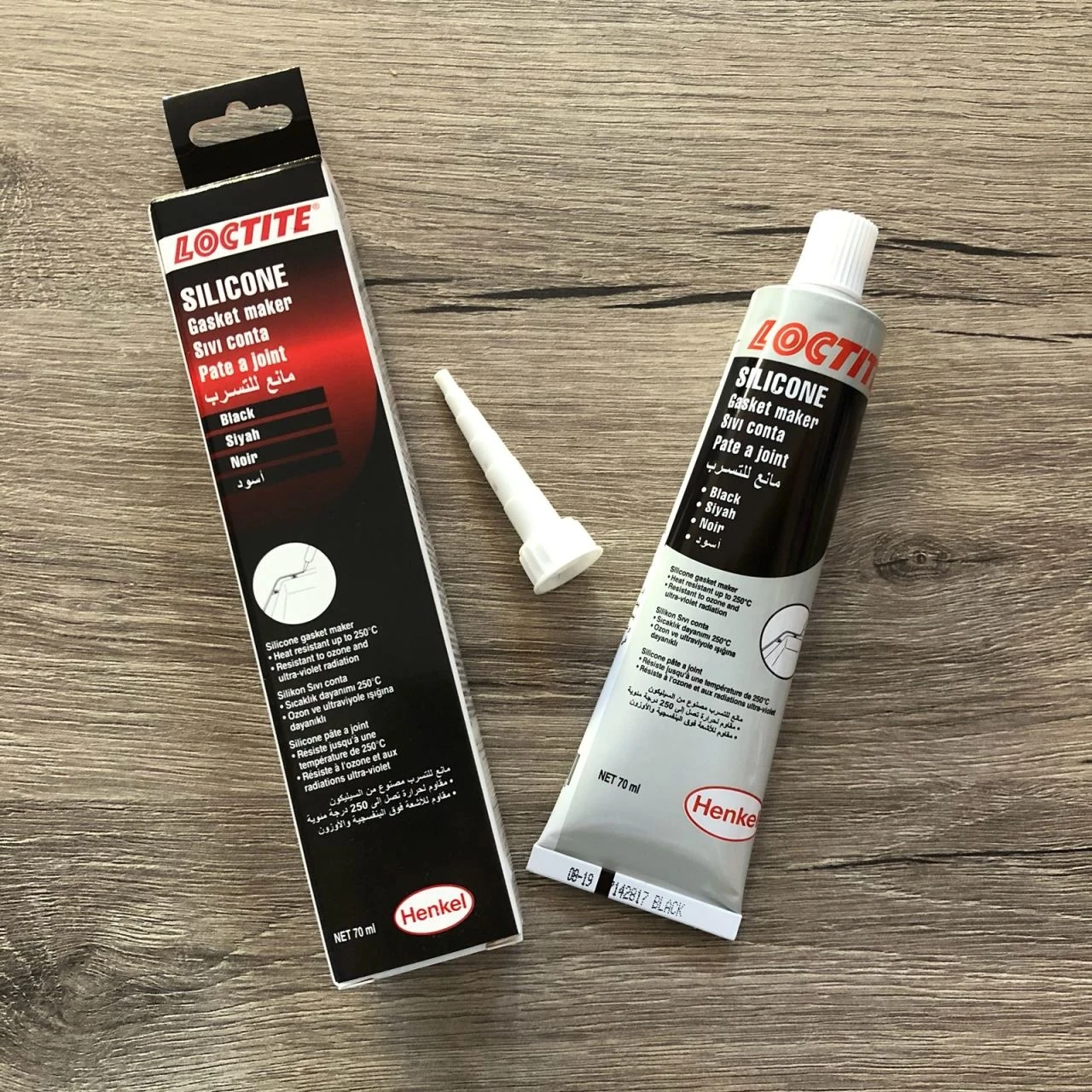Isıya Dayanıklı Gasket Maker Black Siyah Sıvı Conta 70Ml