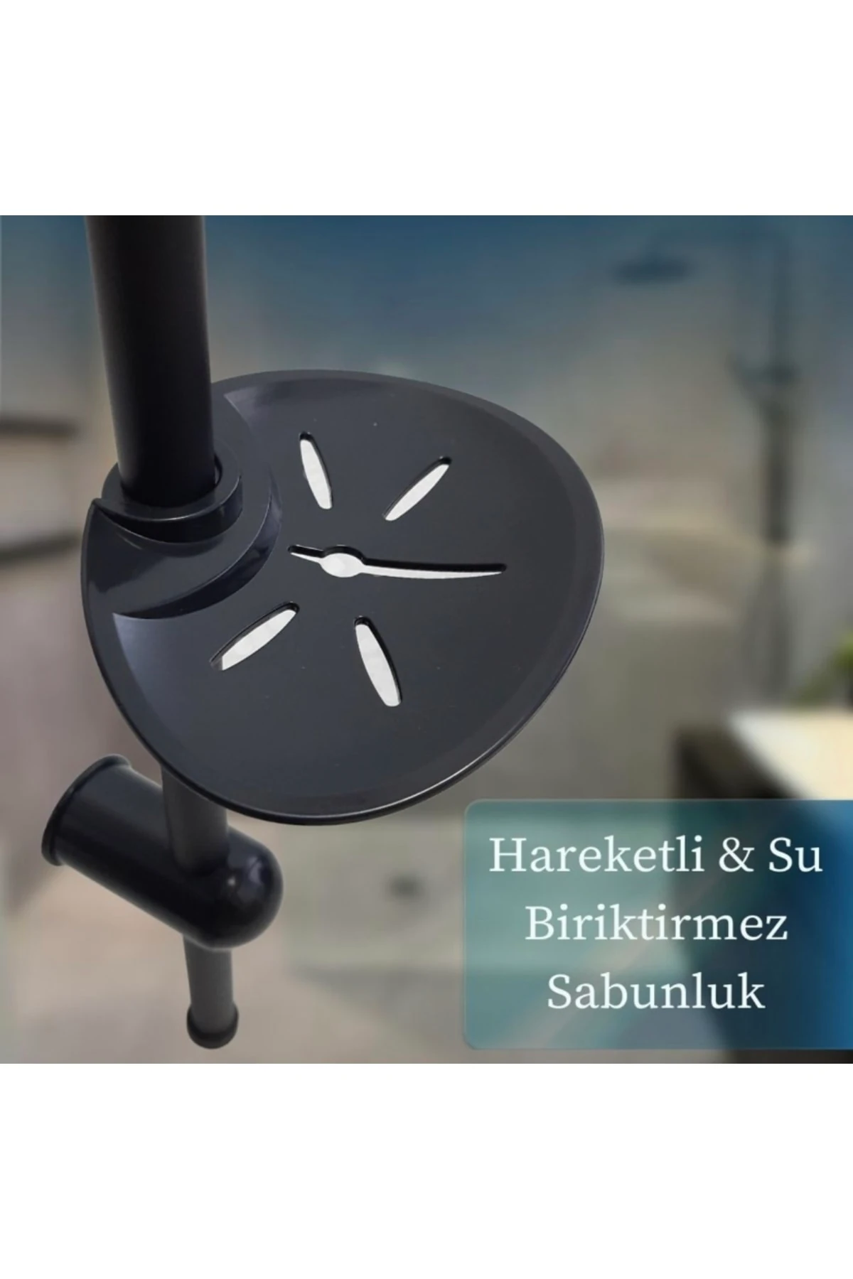 Kca Siyah Robot Duş Seti Yağmurlama Garantili