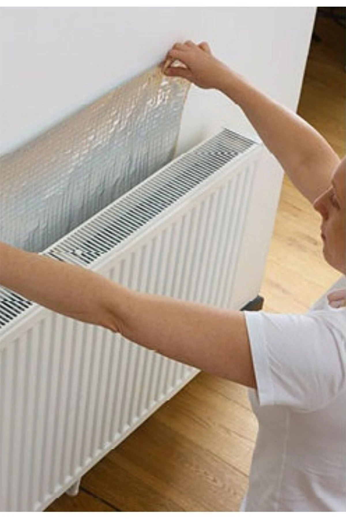 3 Adet Petek Arkası Yalıtım Levhası Alüminyum Folyo Radyatör Peteği İzolasyon Ev Isı Tasarruf