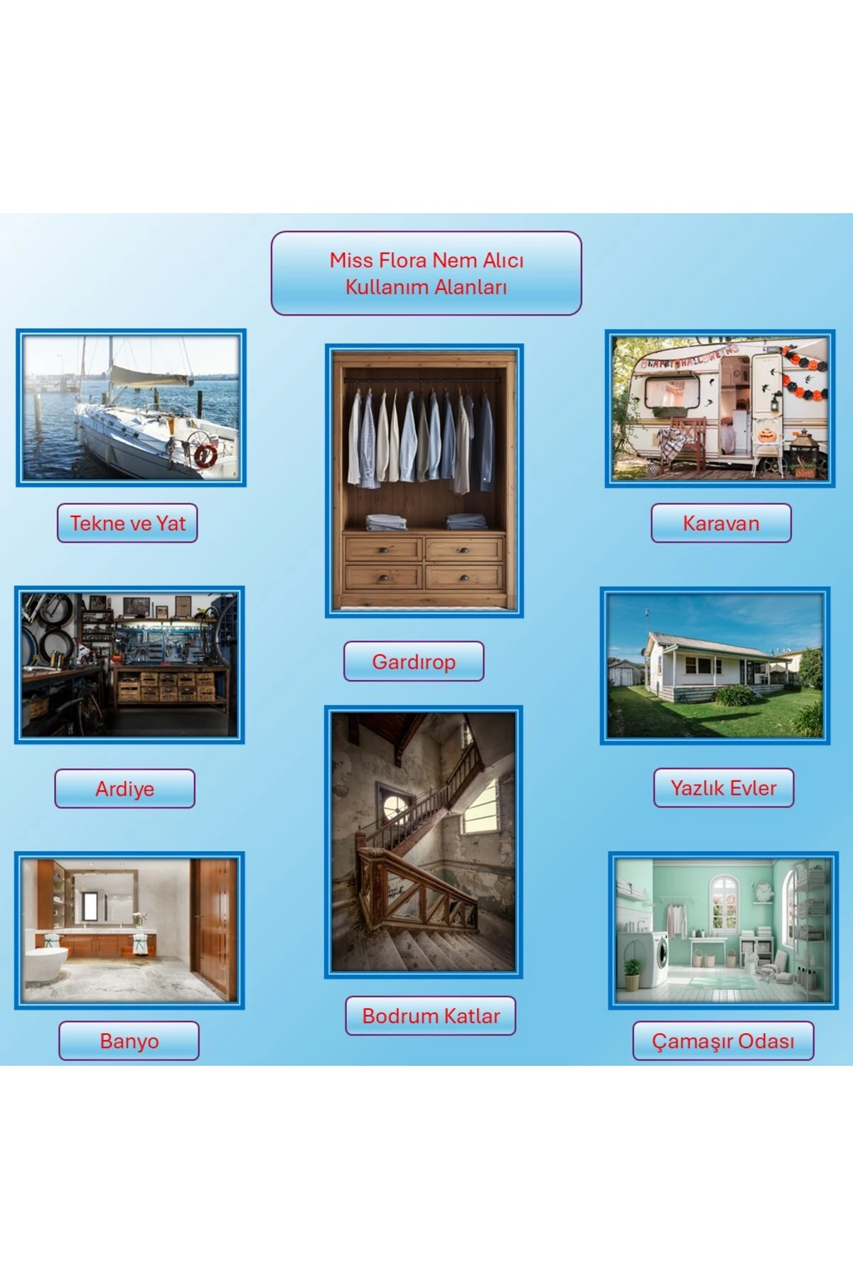 Nem Alıcı 450 G Yedek 8'li Paket