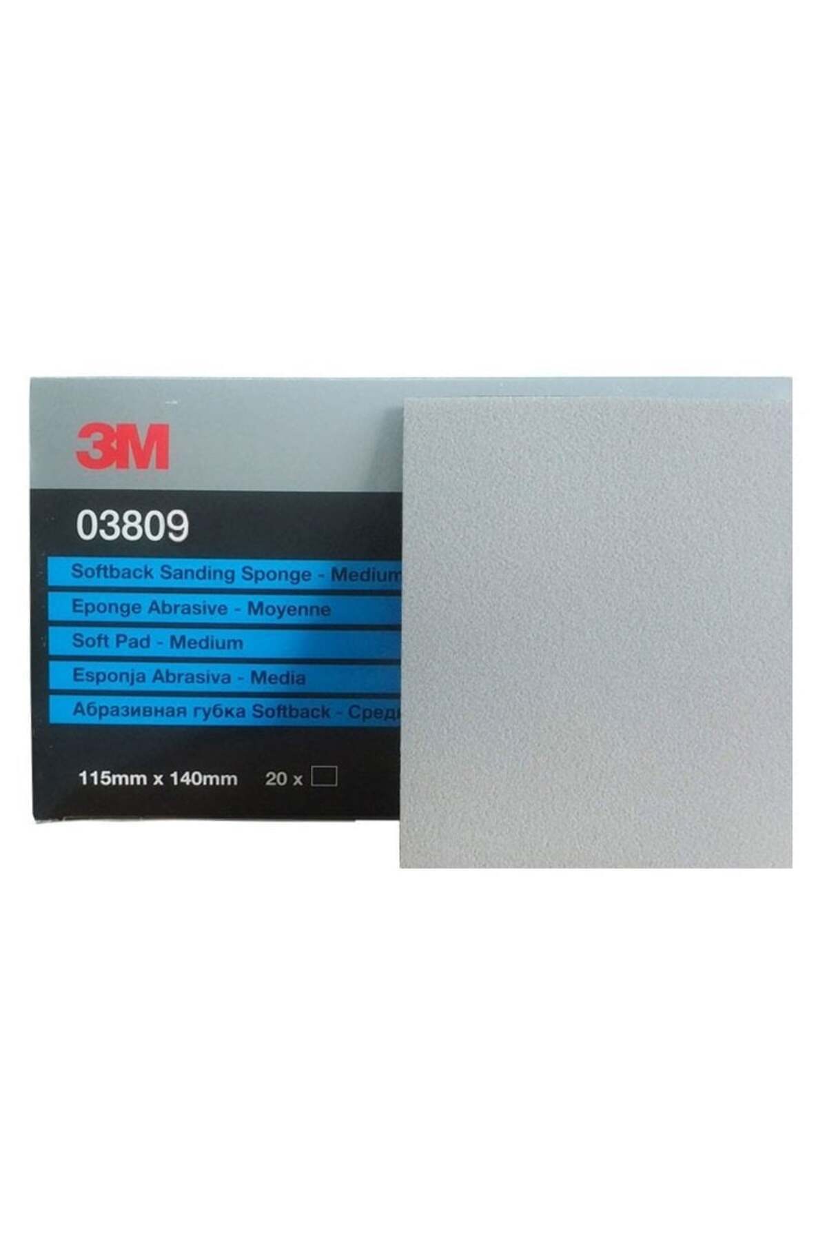 3809 Tabaka Sünger Zımpara Fine 115x140 mm 1 Adet