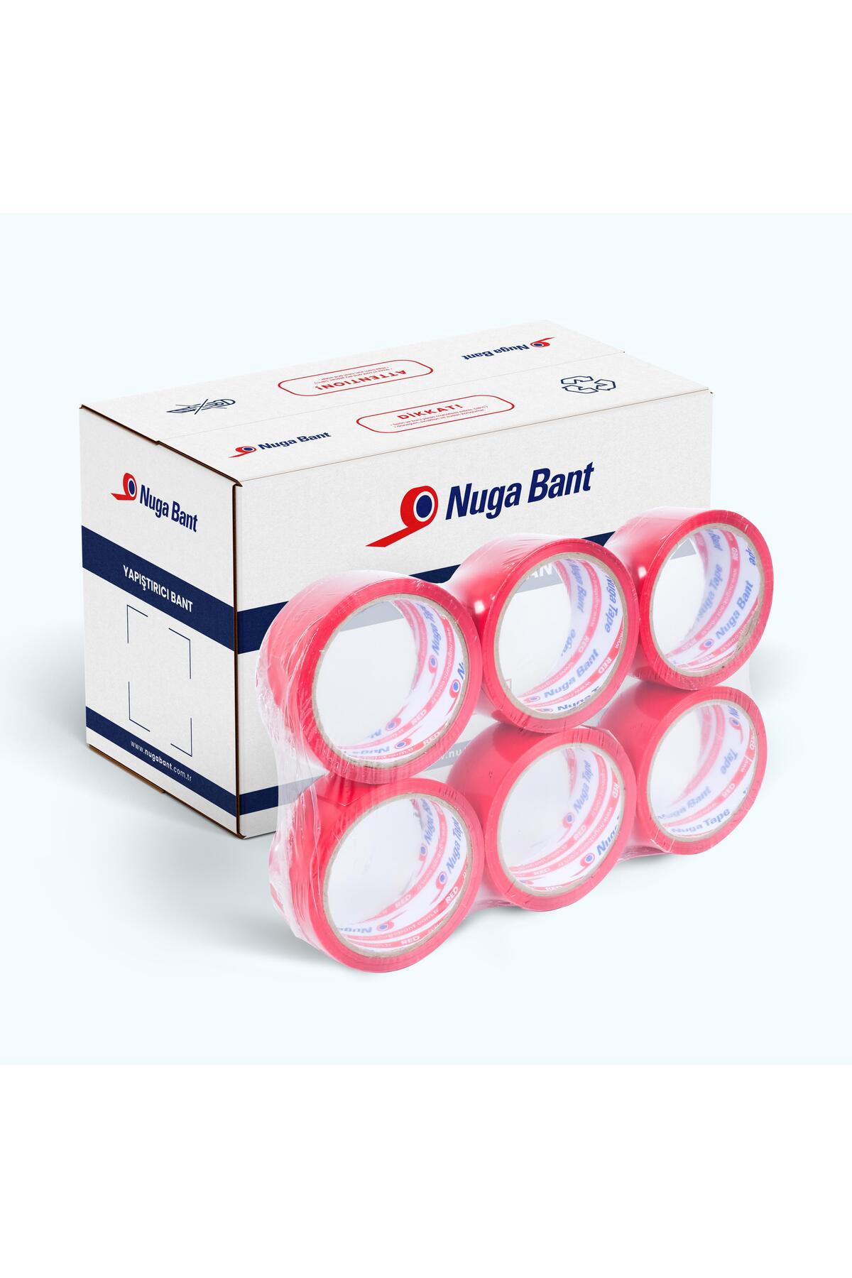45 Mm X 40 Metre Kırmızı Koli Bandı 36 Adet