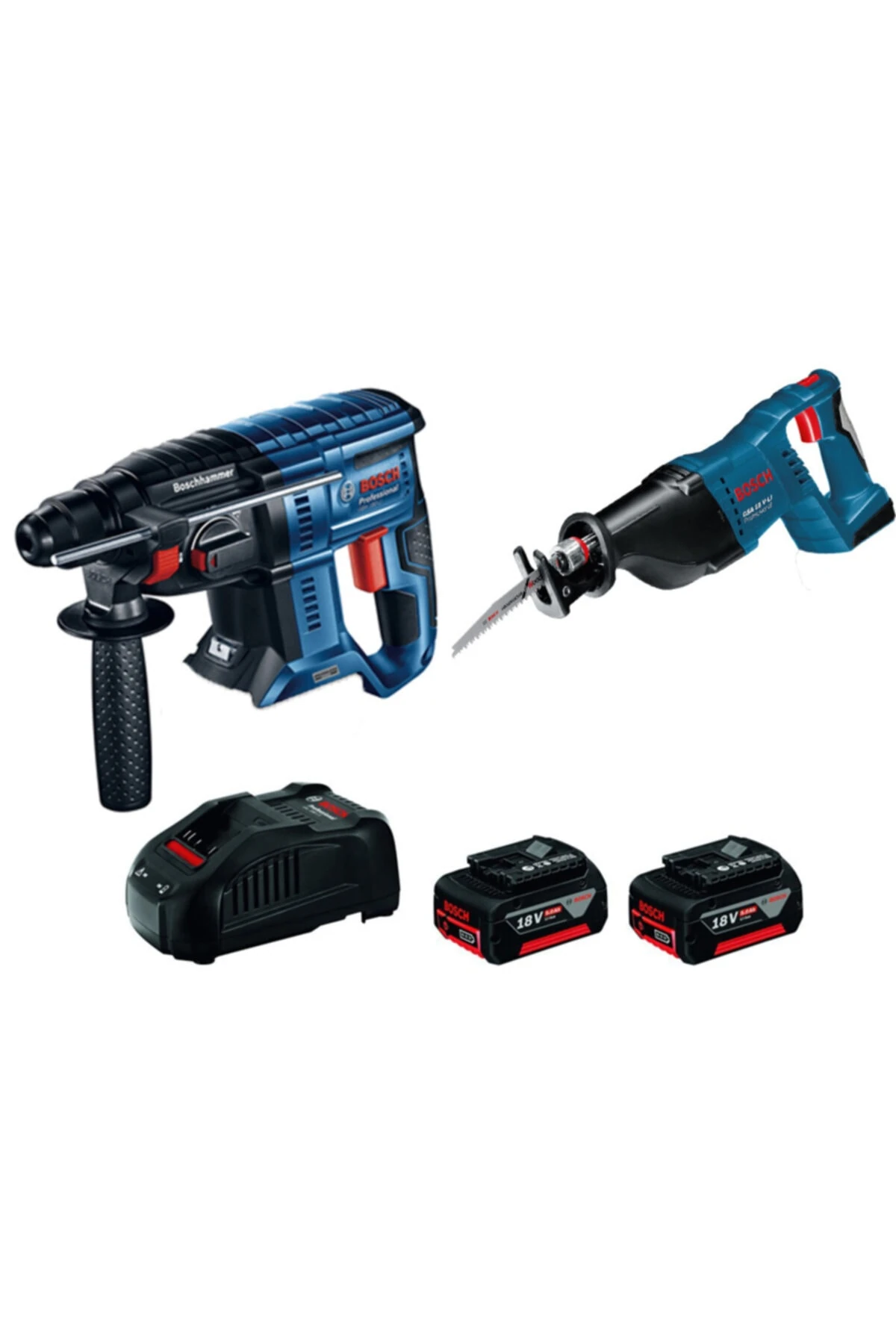 Promix Set Gbh 180-li -gsa 18v-li- 2x Gba 18v 5.0ah Akü - 1x Gal 1880 Cv Şarj Cihazı