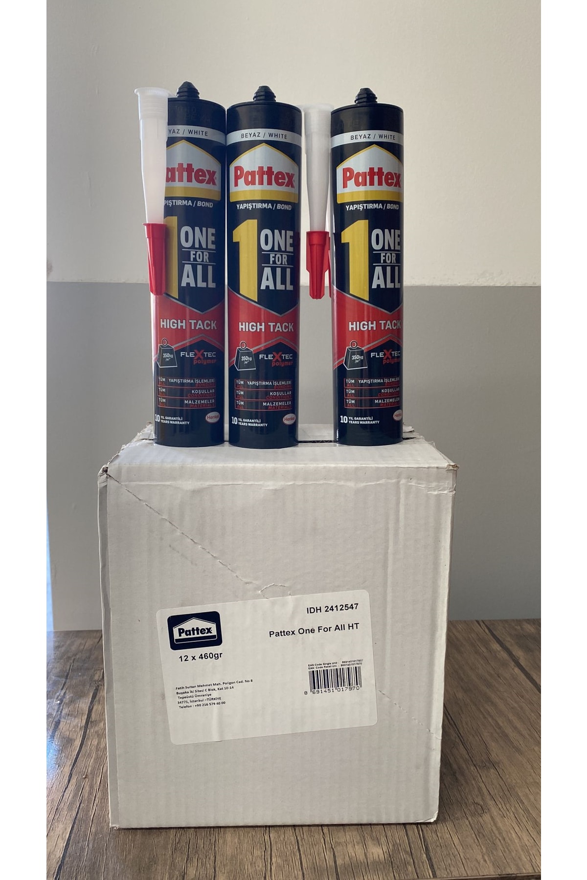 6'lı Paket Yarım Koli One For All High Tack Montaj Yapışıtırıcısı 460 gr / 280 ml