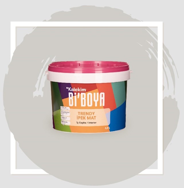 Gri Akay İpek Mat İç Cephe Boya 2,5 Lt