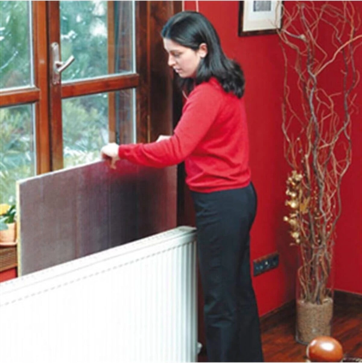 Ankaflex Gri Kalorifer Arkası Isı Yalıtım Plakası 8 Adet