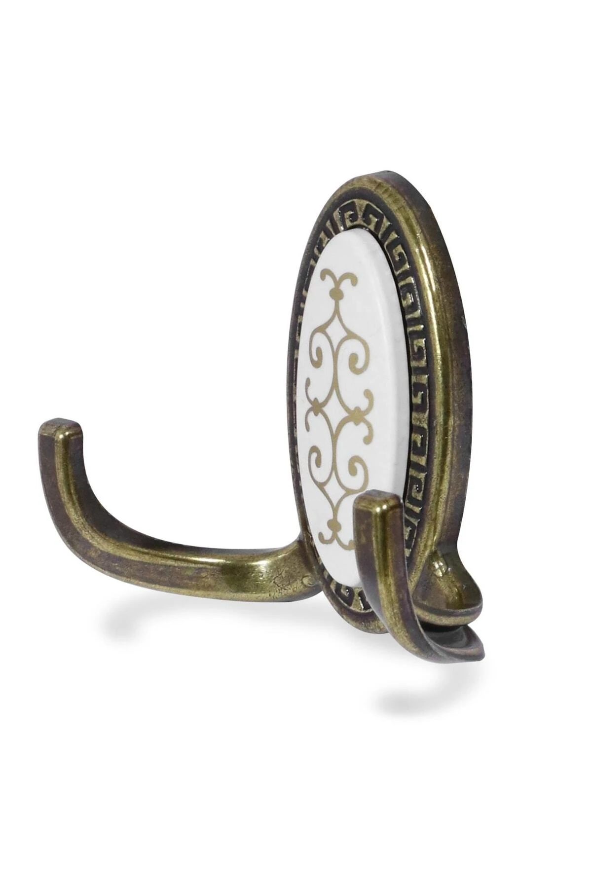 Seçil Vestiyer Metal Antik Sarı Duvar Portmanto Mobilya Dolap Elbise Askısı Askılığı Askılık