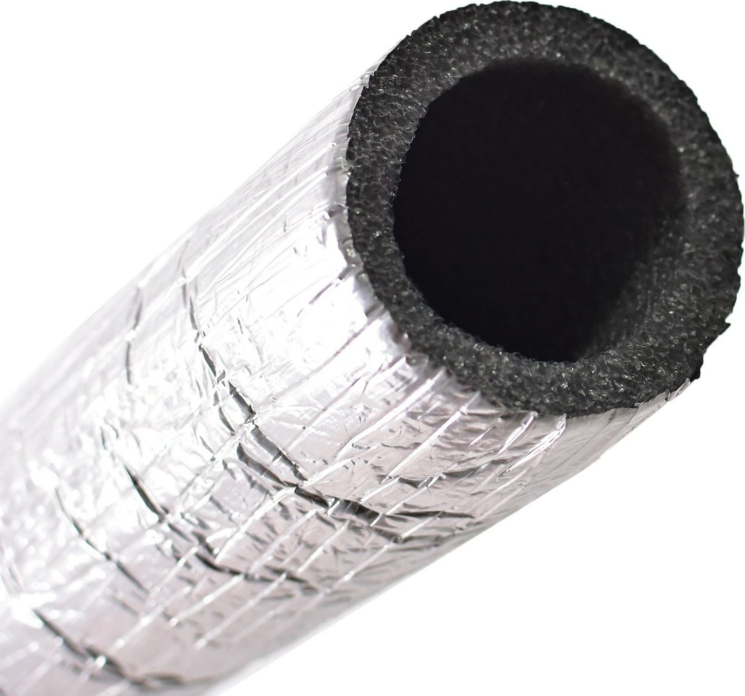 Alüminyum Kaplı Izolasyon Borusu Polietilen Boru Yalıtım Kılıfı Köpüğü (2 Metre) mm Seçenekli