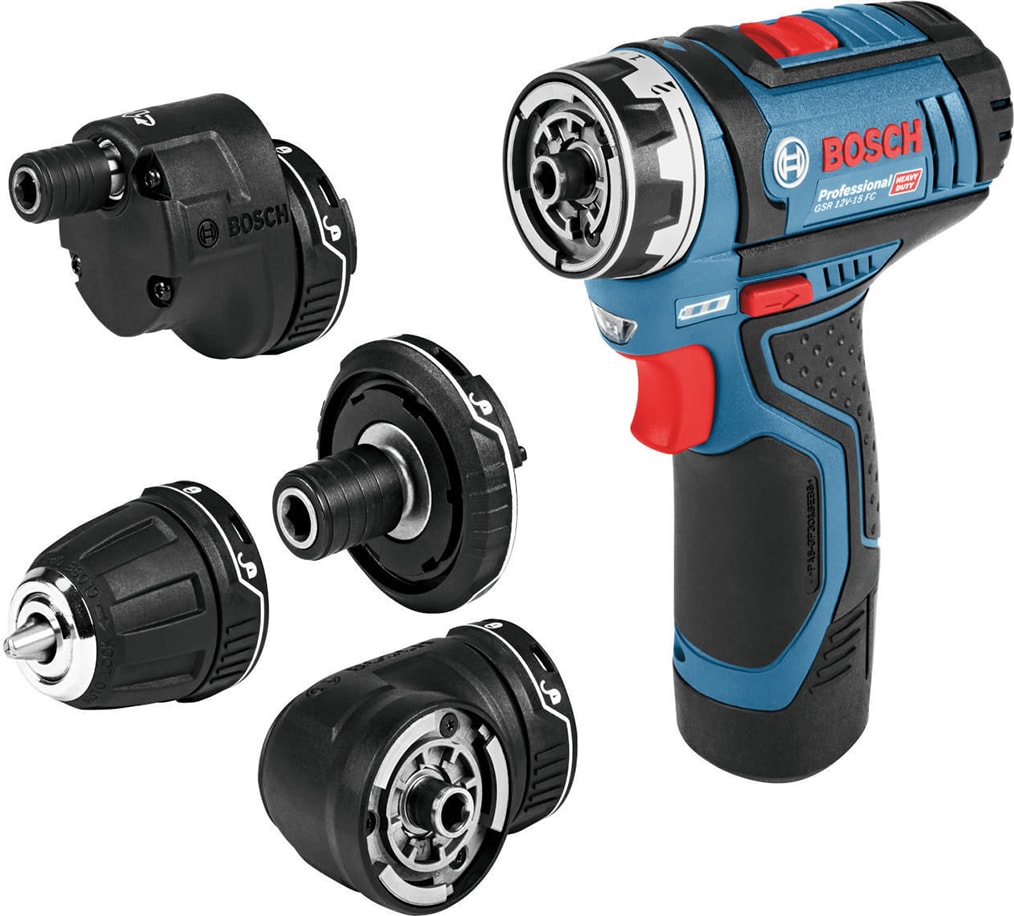 BOSCH Professional Gsr 12V-15 Fc Set 2 Ah Çift Akülü Delme/vidalama - Çanta