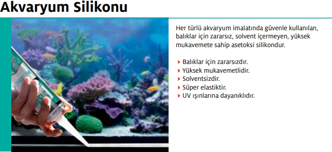 Sista Akvaryum Silikonu Şeffaf 280 ml