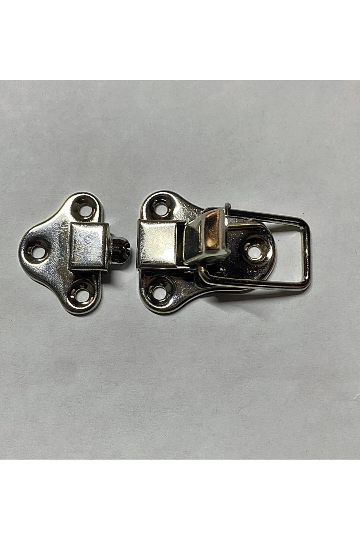 Büyük Nikel Renk 1 ADET Çanta Tokası Bavul Kilidi Dolap Kilidi Kutu Mandallı Kilit