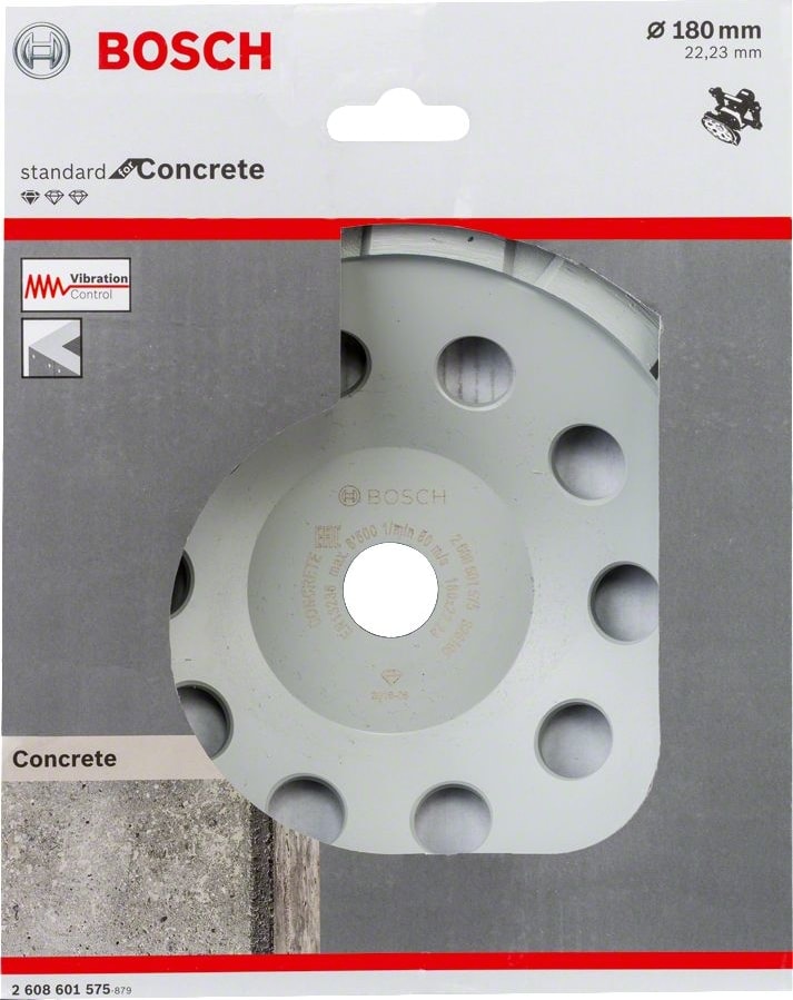 BOSCH - Standard Seri Beton Için Elmas Çanak Disk 180 mm