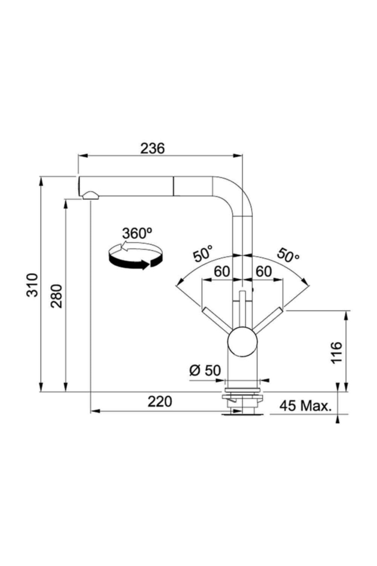 Urban Ubg 651-100 Granit Avena Evye, Active Plus Doccia Avena Armatür