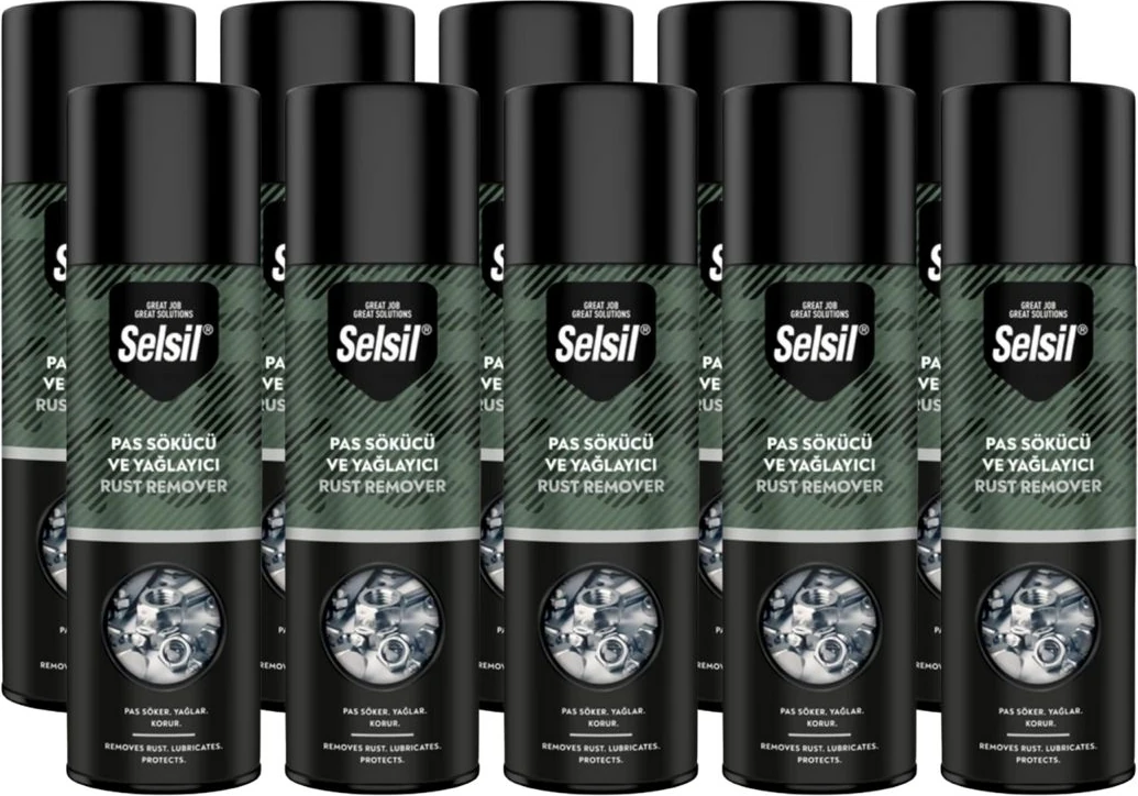 Selsıl Pas Sokucu ve Yaglayıcı 400 ml 10 Adet