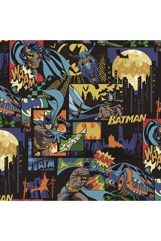 Adakids 8917 Serie Batman Desenli Çocuk Odası Duvar Kağıdı 8917-1