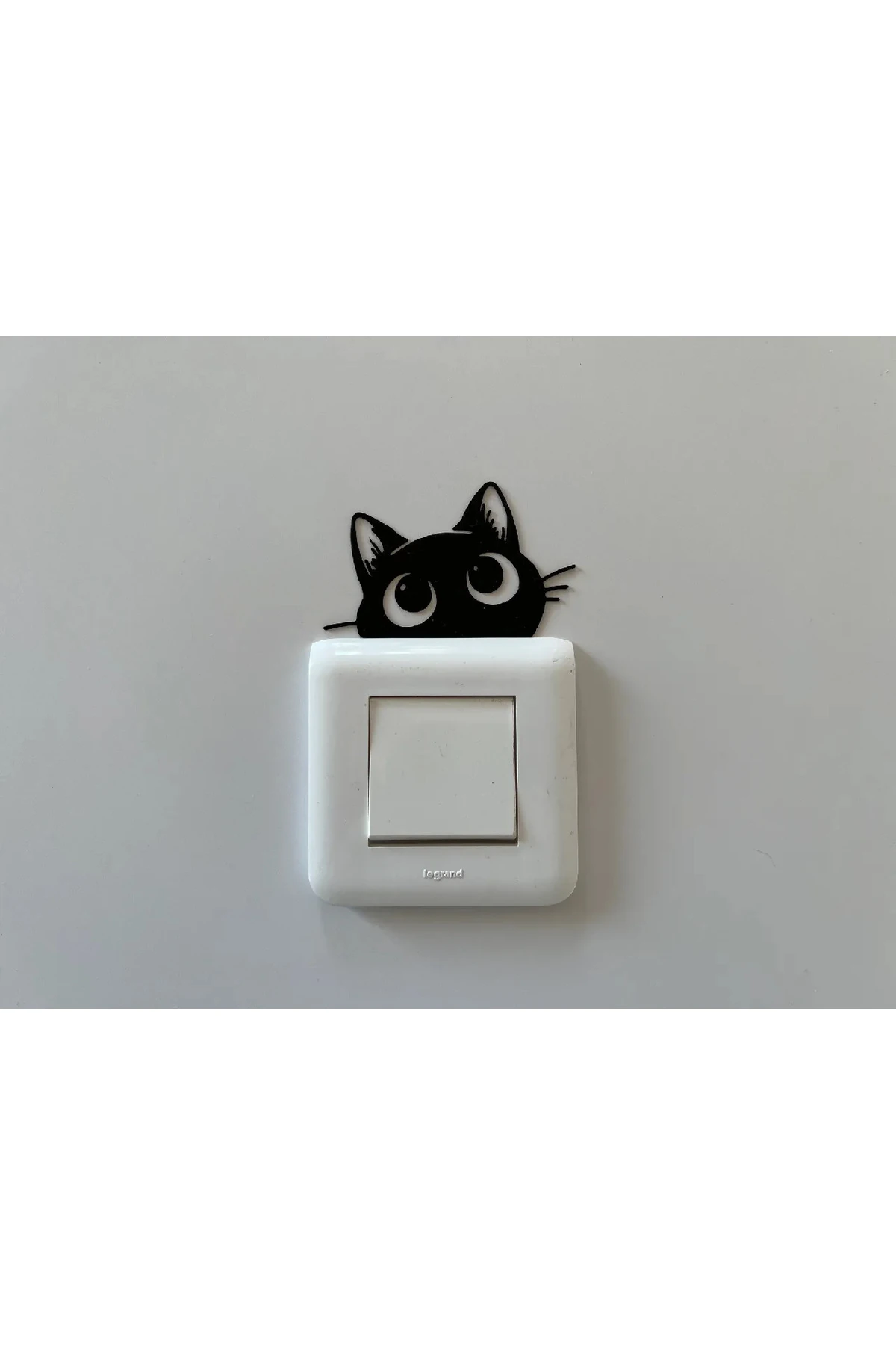 Kedi Temalı Duvar Anahtarı Kapı köşesi Süsü