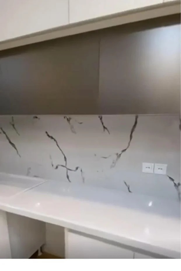 Alternatif Kaplama UV PVC Mermer Panel Calcatta 1 Adet 60x120cm Ev Ofis Otel Duvar Kaplama Paneli