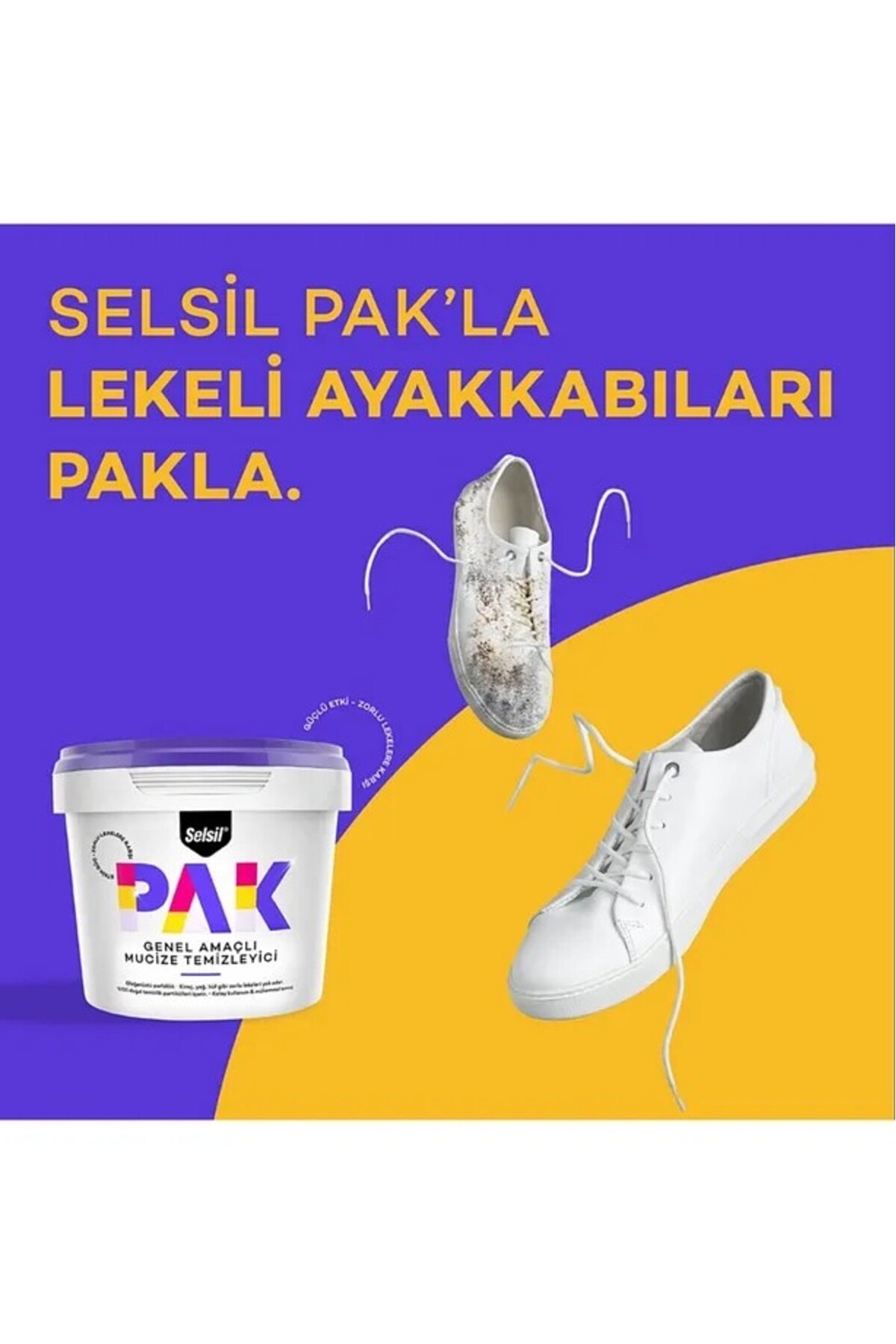 SELSİL 4 Adet Pak Genel Amaçlı Mucize Temizleyici Krem 4 X 500 Gr