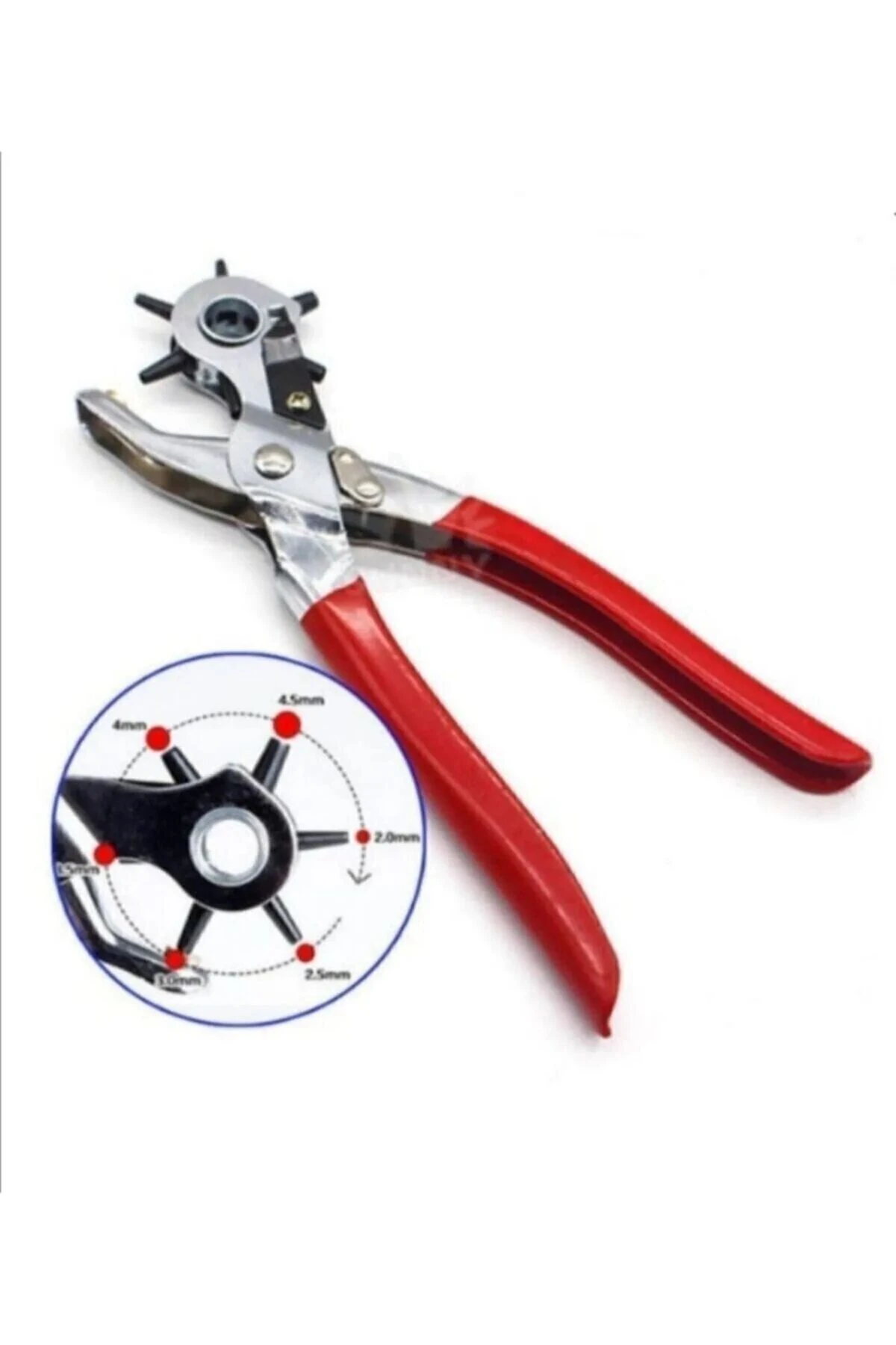 6 Farklı Boyutta Kemer Delme Pensesi Kemer Delici Delik Açıcı Şık