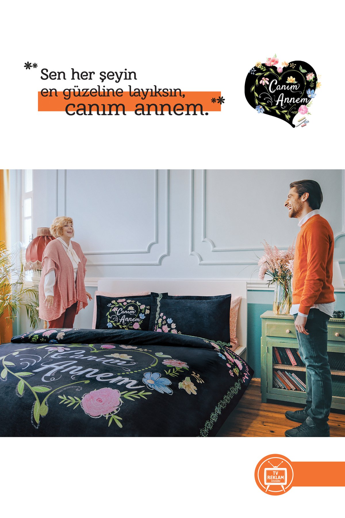 Canım Annem Çift Kişilik Nevresim Takımı