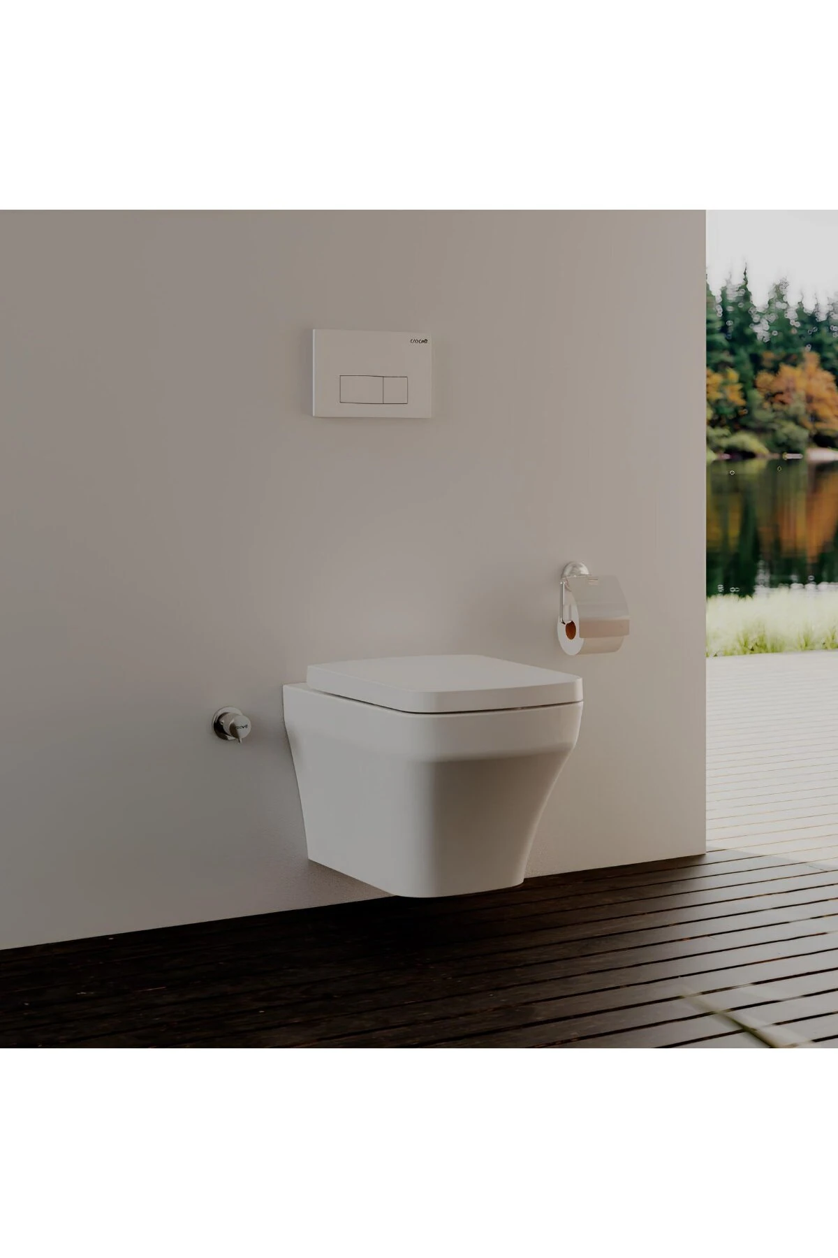 Solo Beyaz Kanalsız Asma Klozet SO321, Solo Essere Duroplast Yavaş Kapak