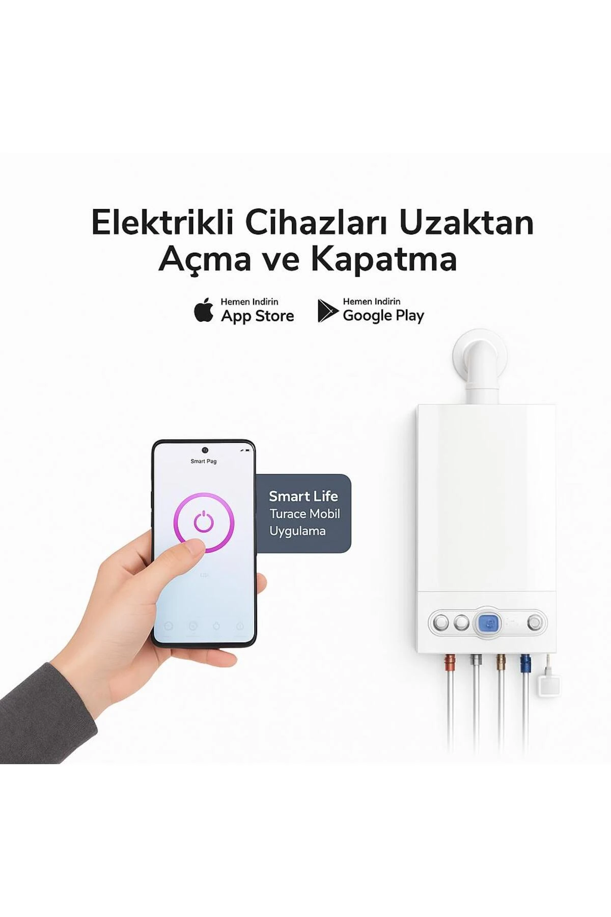 AKILLI PRİZ UZAKTAN TELEFON KUMANDA EDİLEN AKILLI YAŞAM İÇİN ZAMANLAYICI AYARLAYIN TASARUF EDİN