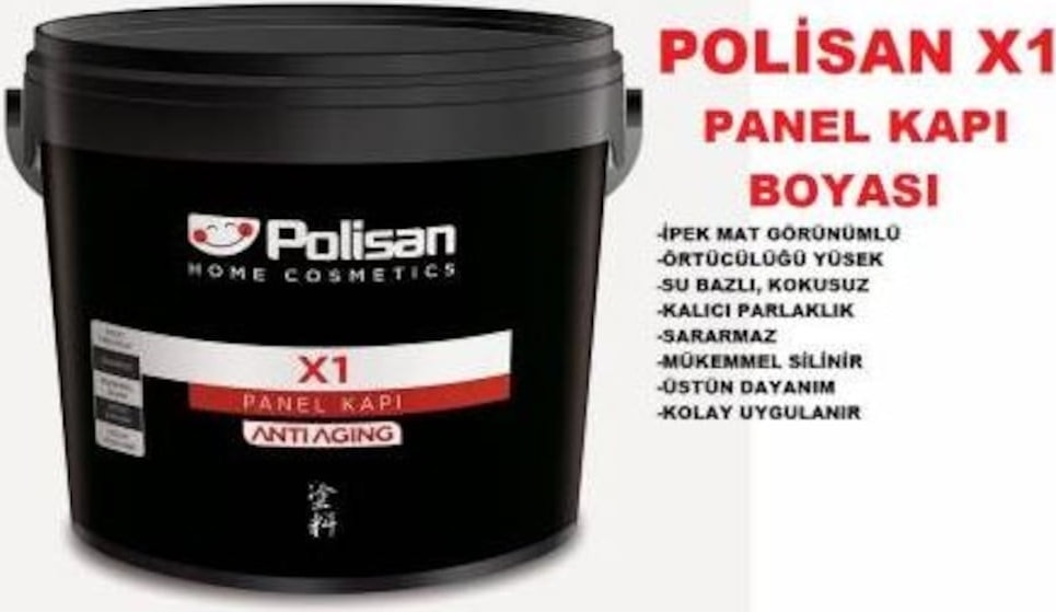POLİSAN X1 Panel Kapı Boyası 0,75 Lt Beyaz