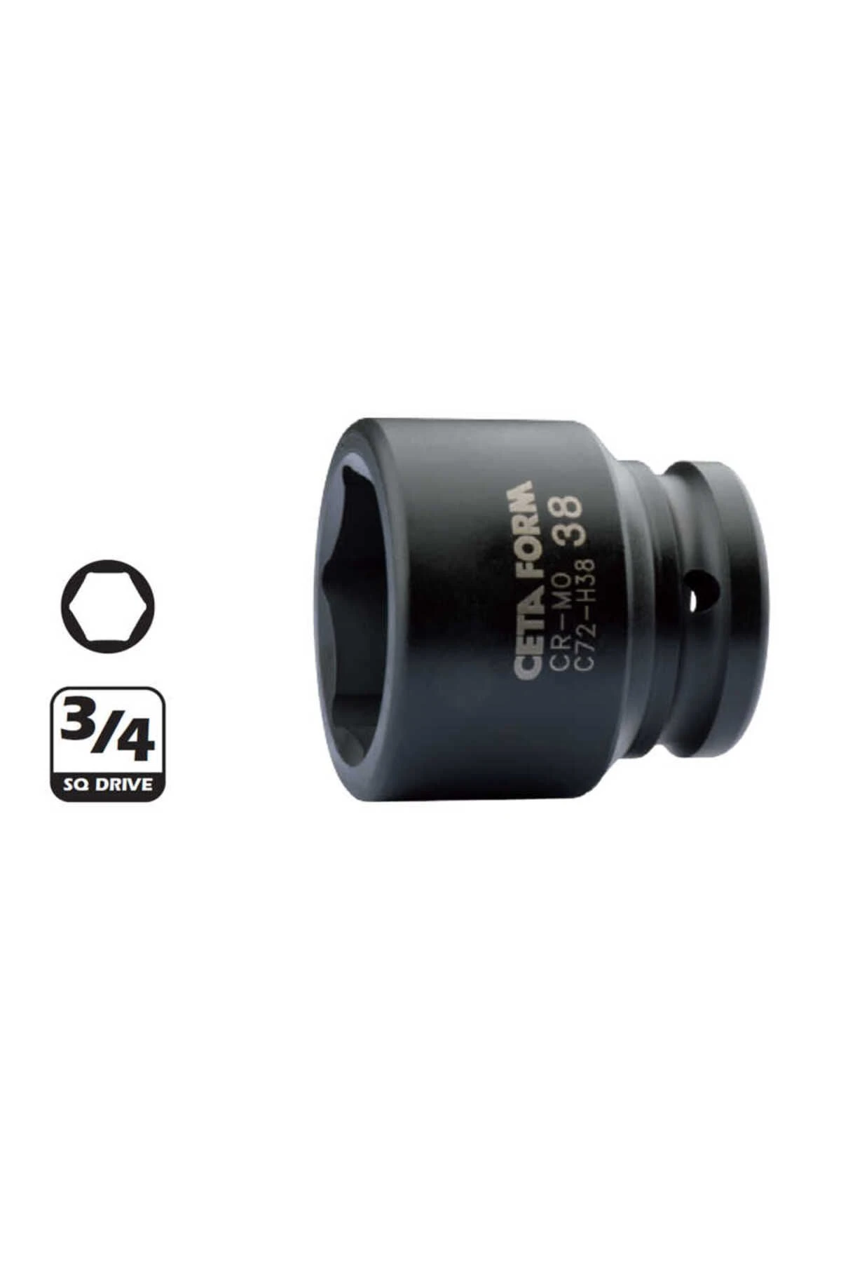 Form 3/4” 6 Köşe Havalı Lokma Anahtar 41mm - C72-H41