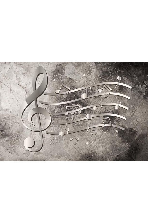 3 Boyutlu Müzik Notaları Duvar Kağıdı