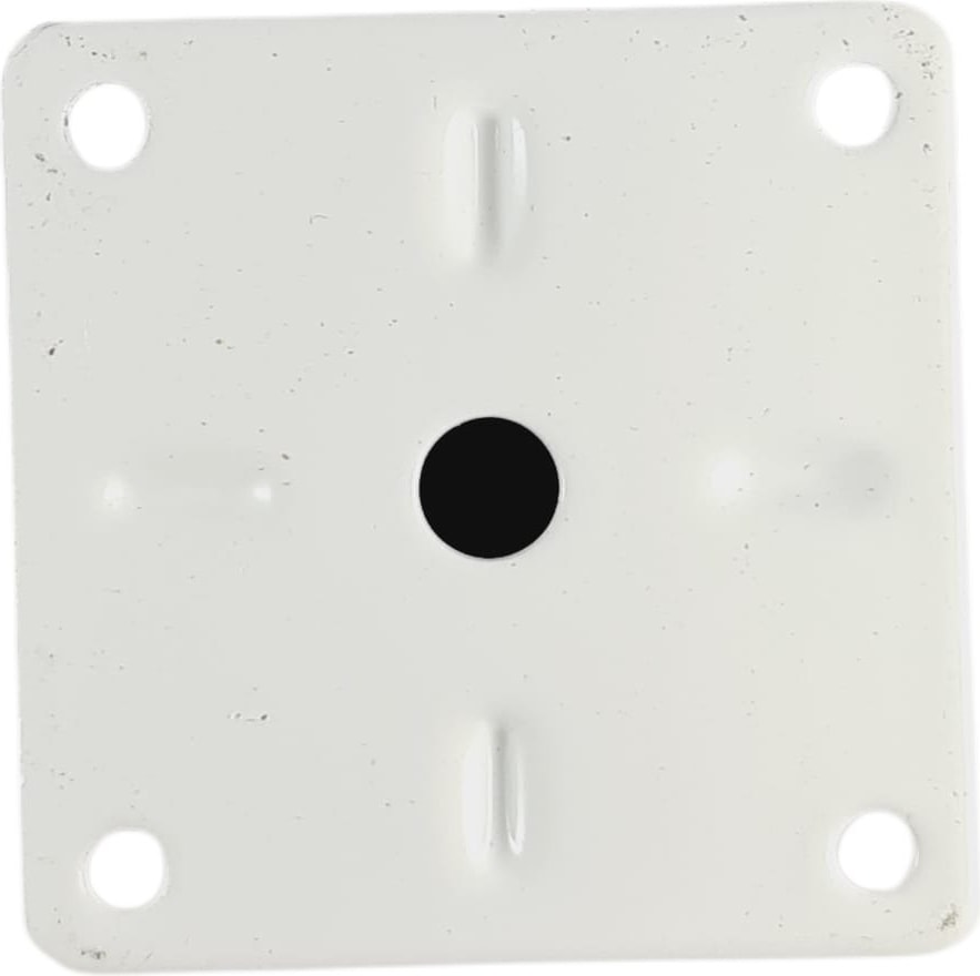 40 Lık 12 cm Beyaz Metal Yuvarlak Ayak ( 4 Adet )