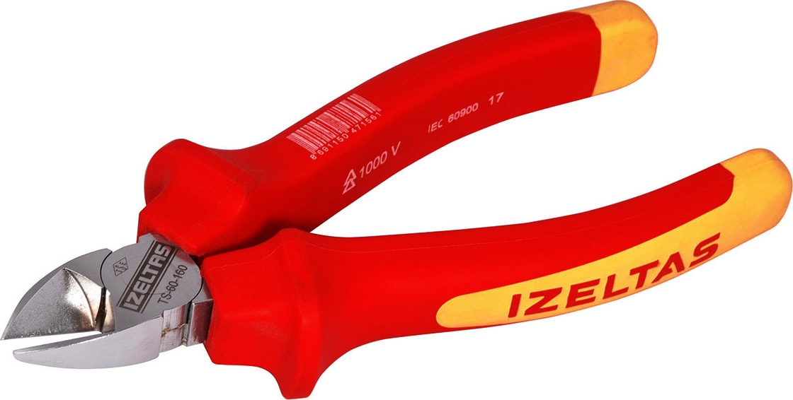 Izeltaş 1000V Izoleli Elektrikçi Yan Keski 140MM