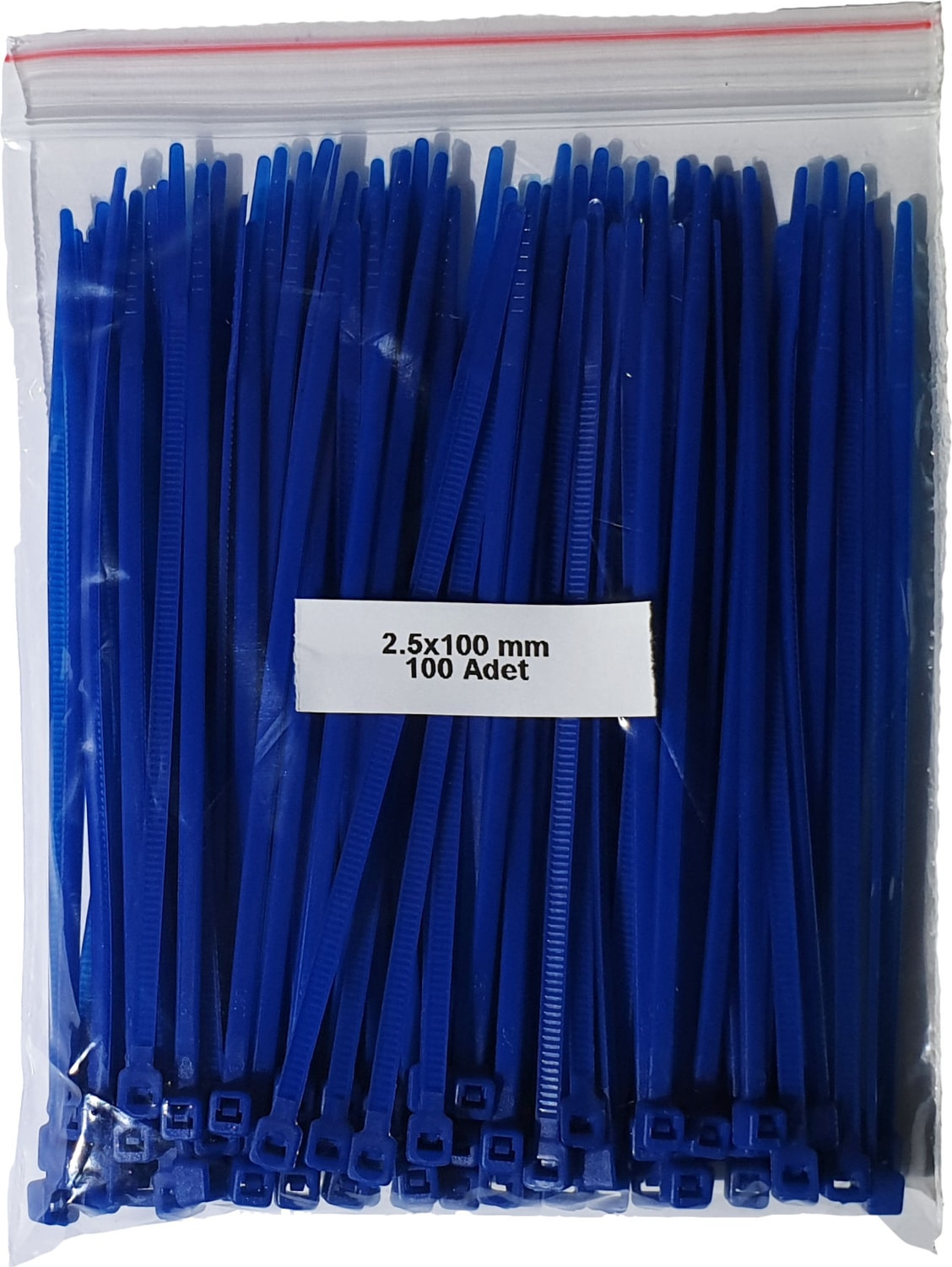 Plastik Kablo Bağı - LACIVERT-2,5MMX100MM-CIRT Kelepçe (100 Adet)