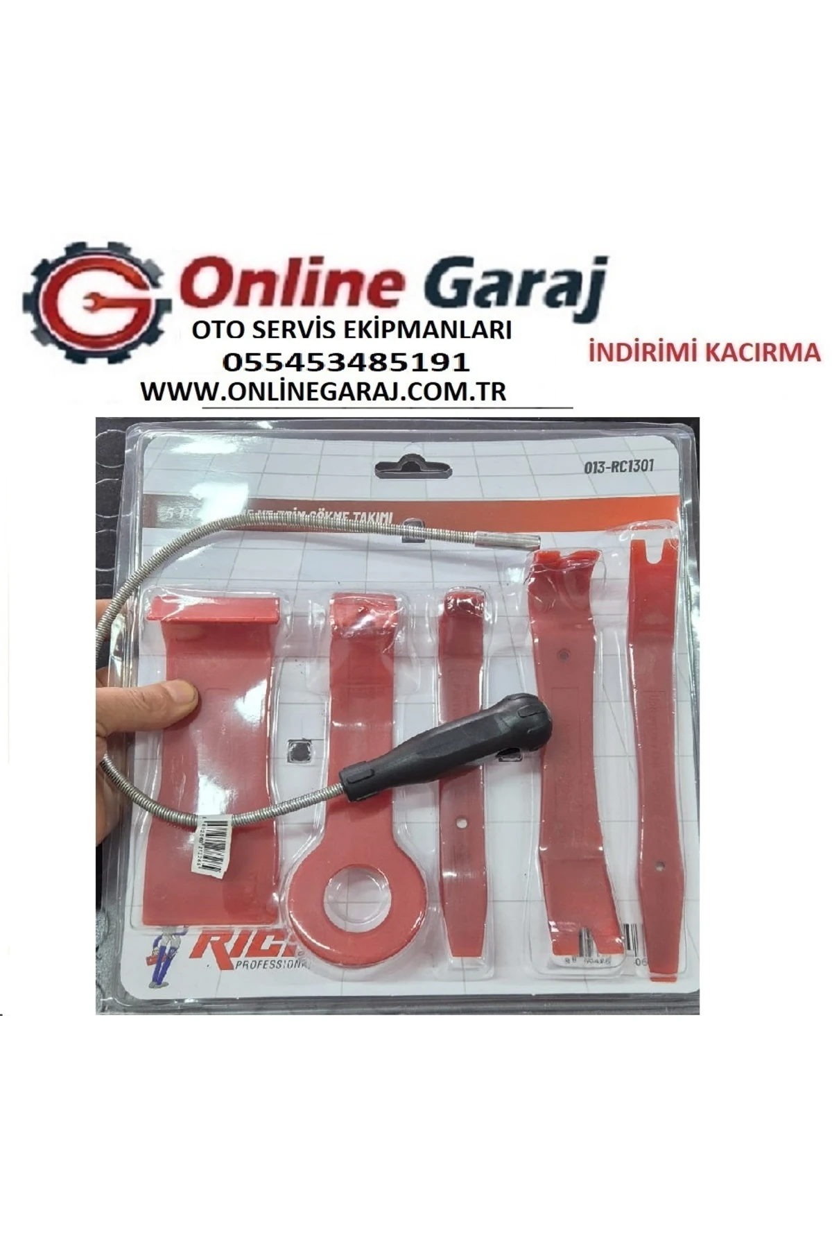 Trim Seti Oto Döşeme Klips Sökme Çıkarma 5 Parça mıknatıs HEDİYE