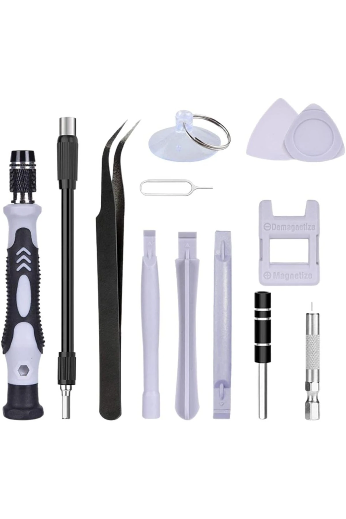 115 Parça Manyetik Tornavida Seti – Profesyonel Onarım Kiti, Laptop, Telefon, Saat Tamiri İçin