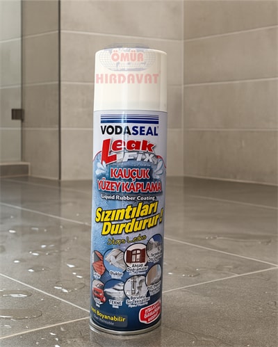 Leak Fix 200 ml – Beyaz Kauçuk Bazlı Su Geçirmez Sızdırmazlık Spreyi