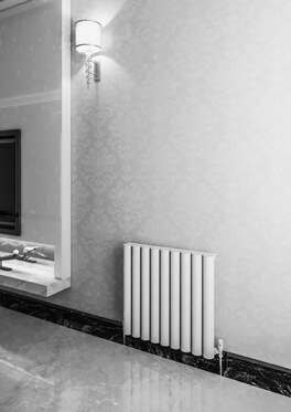 Ula Yatay Alüminyum Radyatör 625X600 Pütürlü Beyaz (Ral 9016)