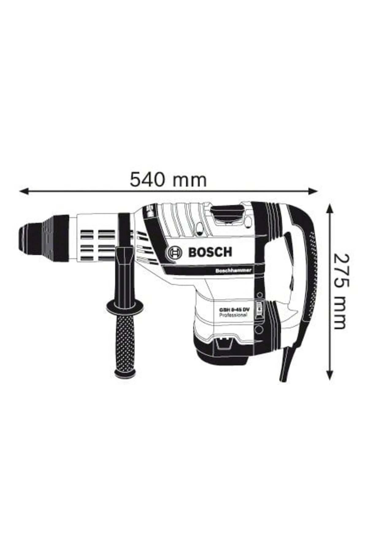 Professional GBH 8-45 DV Kırıcı Delici