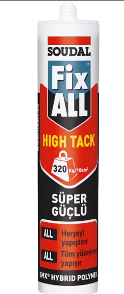 Fix All Korniş Yapıştırıcı Montaj Silikonu Gri 290 ml