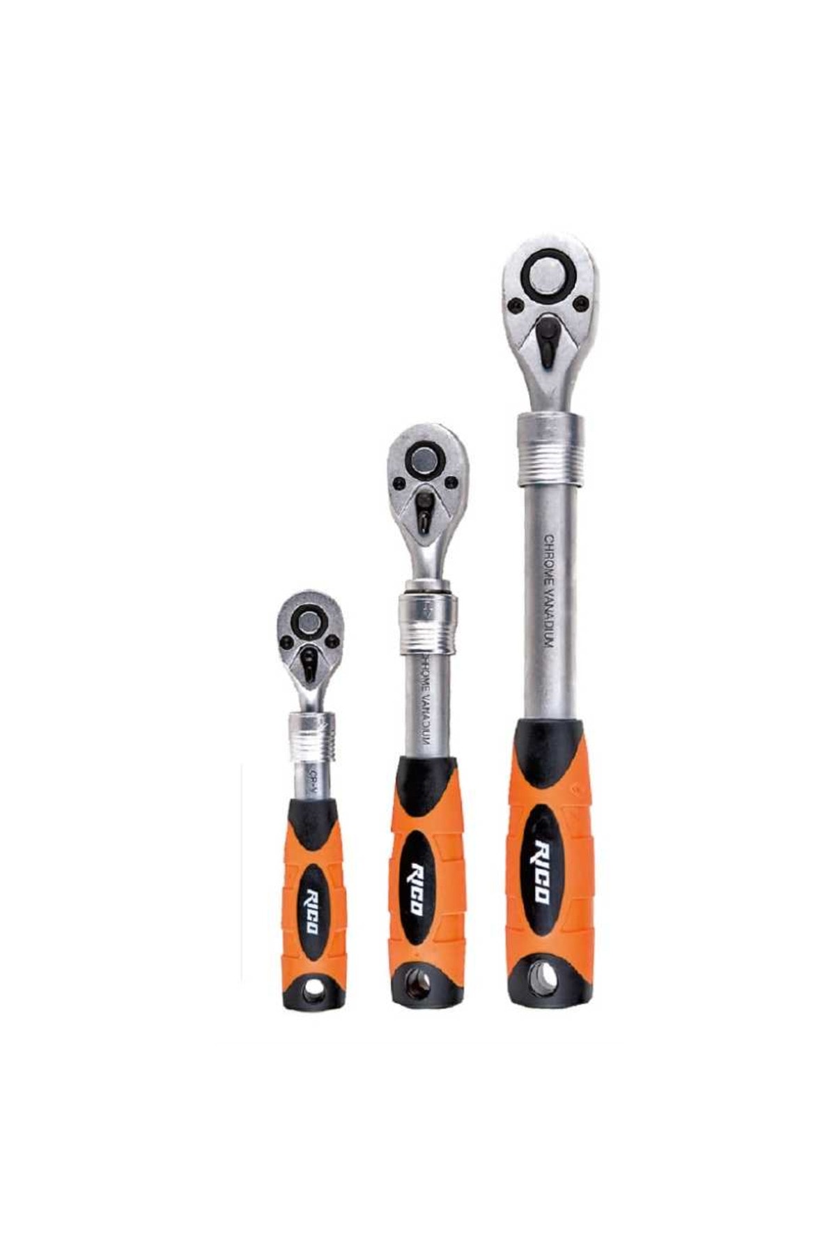 007-KK1272 1/2” Uzatmalı Cırcır Kolu 72 Diş