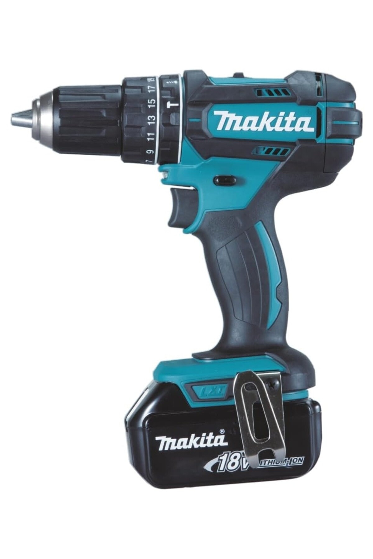 MAKİTA DHP482RFX9 Akülü Darbeli Matkap 18V 3,0 Ah 2 Akü + Şarj Cihazı Çanta 96 Parçalı Aksesuar Seti