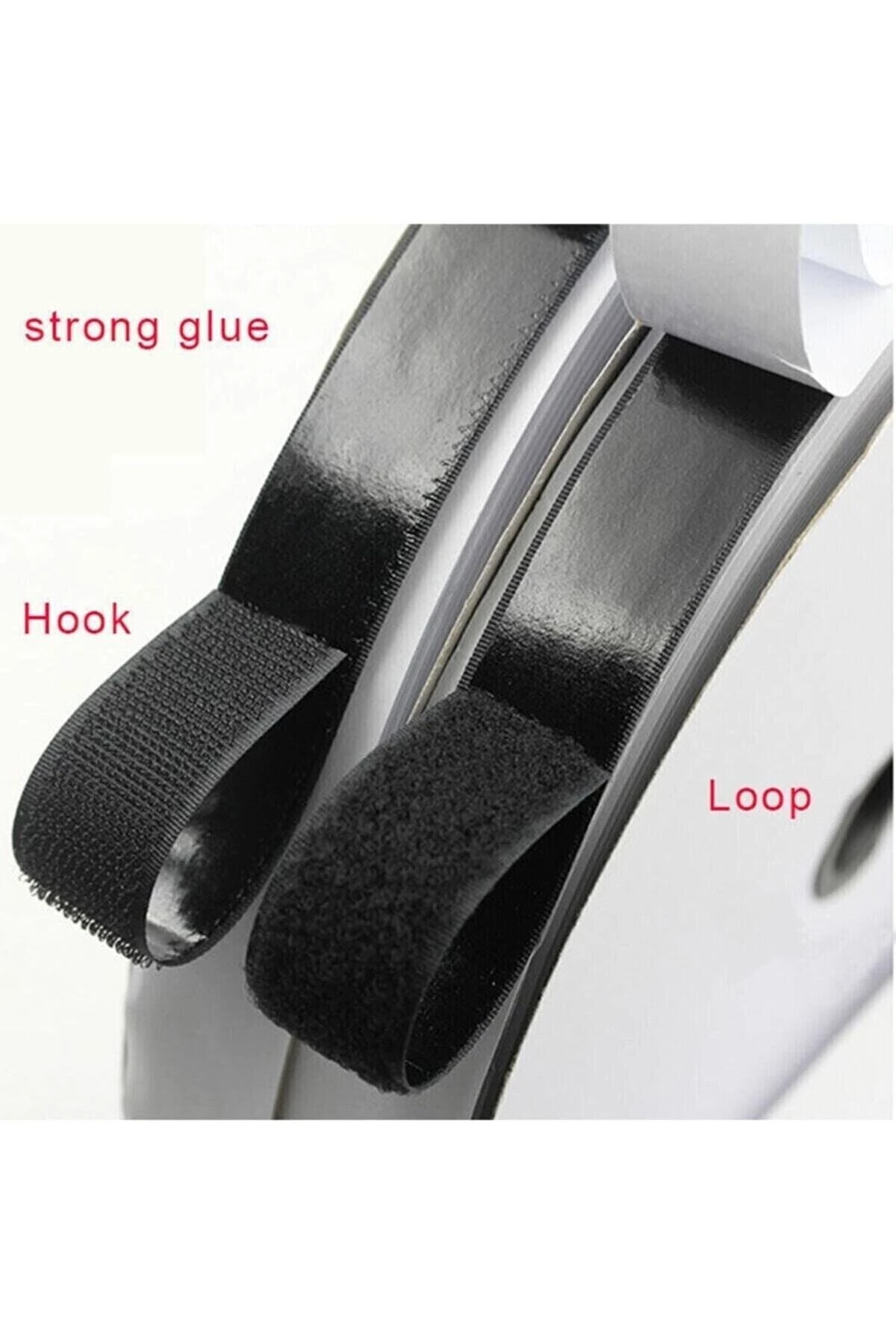 Yedek Cırtbant Tül Sineklik Cırt Bandı 2 Mt Yapışkanlı Siyah Cırt Bant 2 Cm Genişlik(TÜL YOKTUR)