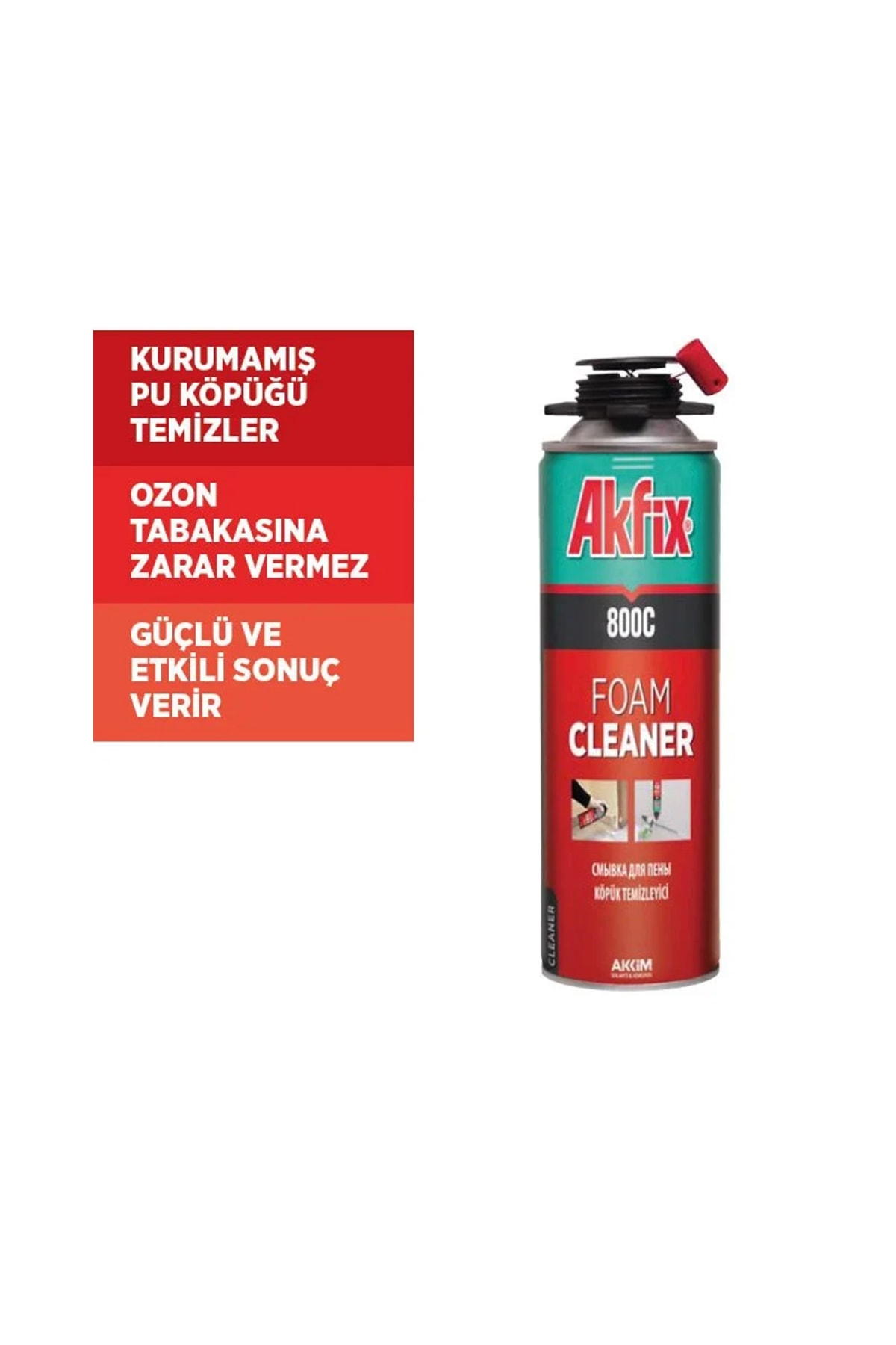 AKFİX KÖPÜK TEMİZLEYİCİ 500 ML.