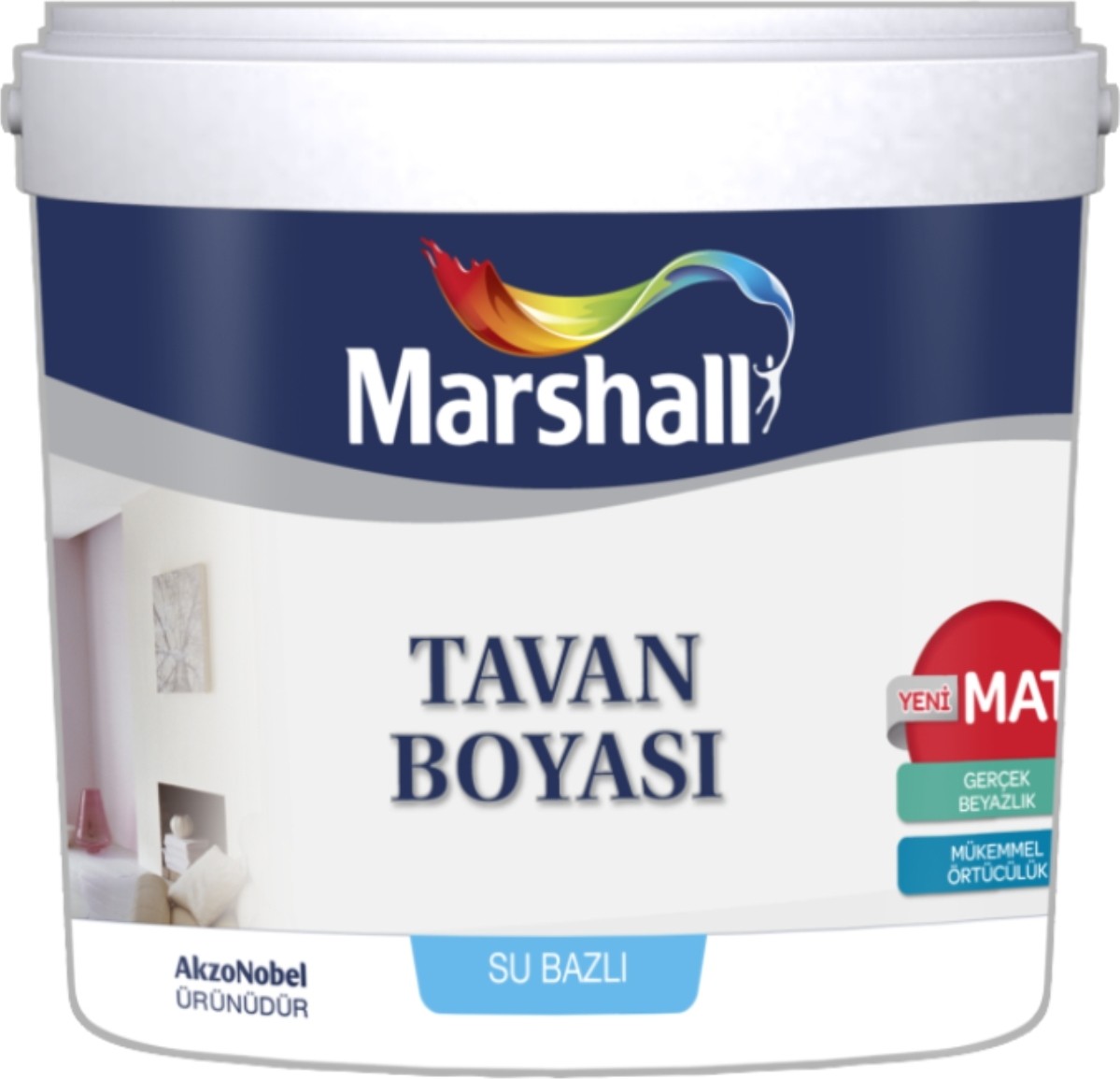 Fit Plastik Su Bazlı İç Cephe Duvar Boyası 15Lt=20Kg+ Tavan Boyası 6Lt=10Kg