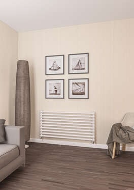Focha Yatay Çelik Radyatör 1200X600 Pütürlü Beyaz (Ral 9016)