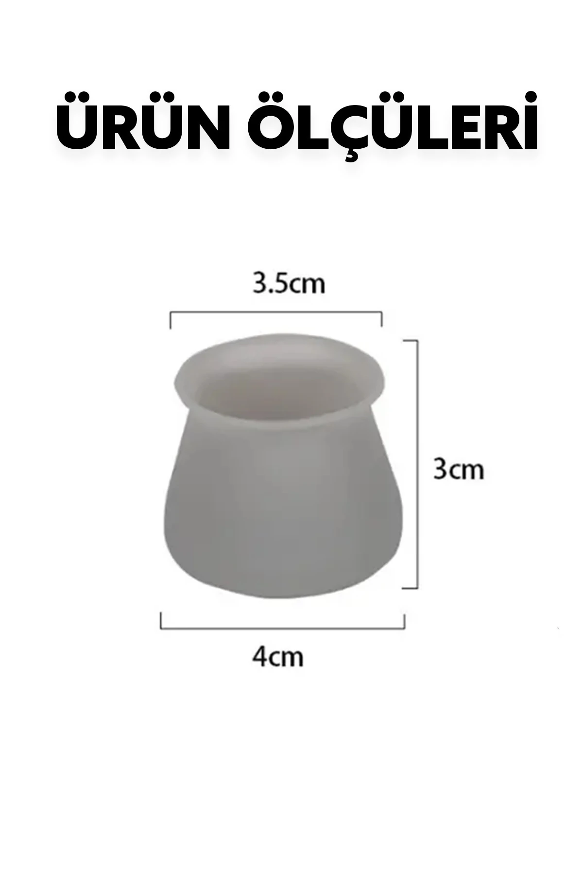 Masa Sandalye Ayak Koruyucu 24'lü Silikon Ev Eşyaları Koruma Aparatı Parke Seramik Çizmez Masa Ayağı