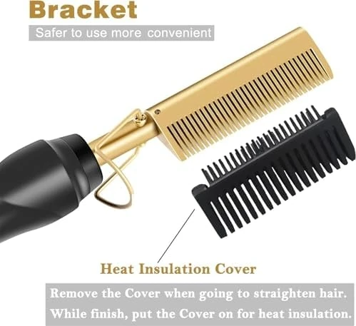 Bolivia's Sıcak Tarak Saç Düzleştirici, Profesyonel Seramik Yüzeyli, Hızlı Isınan Çift Fonksiyonlu Saç Şekillendirici, Ev ve Seyahat Kullanımı Için Pratik Çözüm