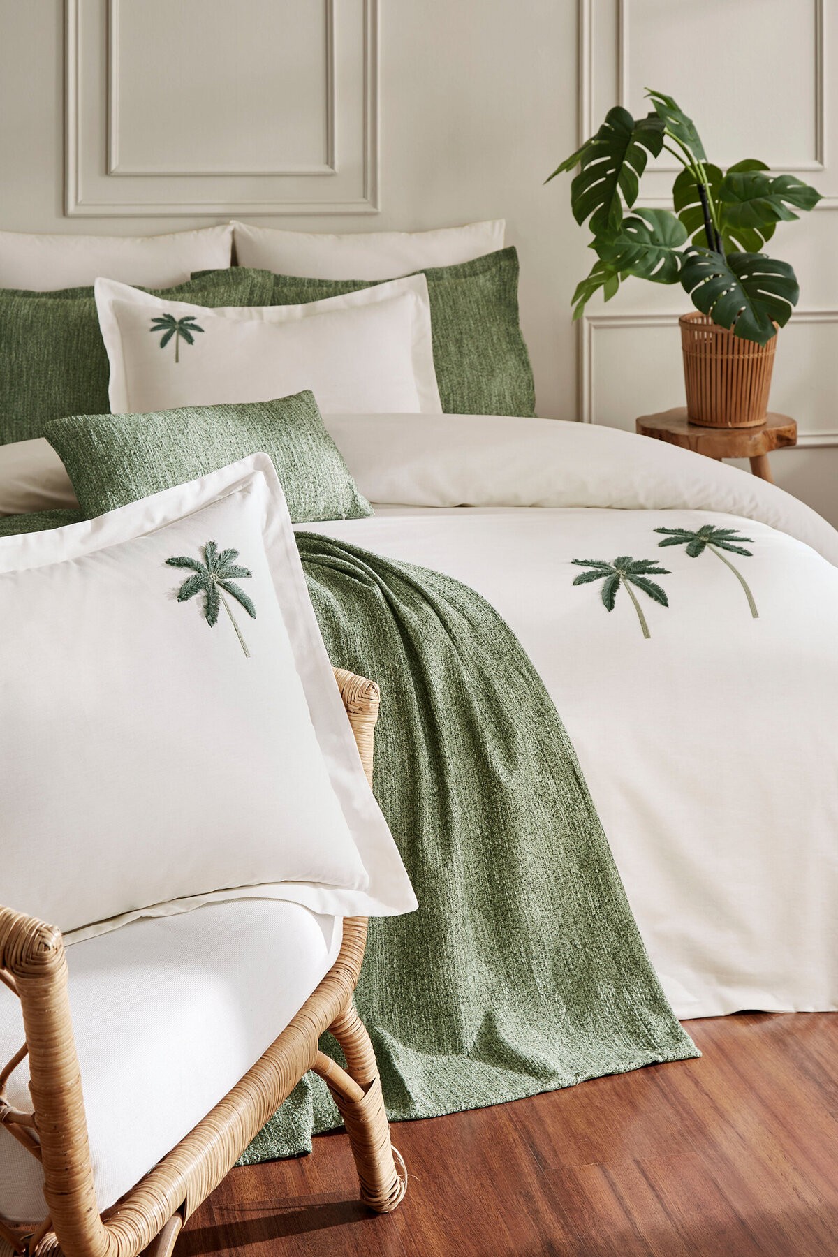 Tropical Dream Çift Kişilik Yatak Örtülü Nevresim Takımı