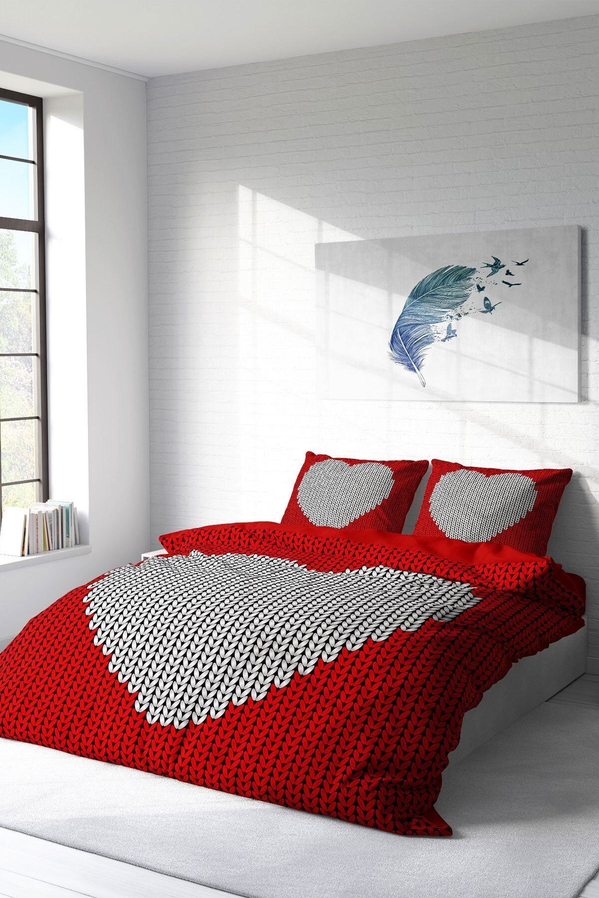 Woven Heart 3d Çift Kişilik Nevresim Takımı