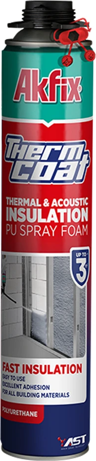 Thermcoat Termal ve Akustik Yalıtım Pu Köpüğü 850 ml